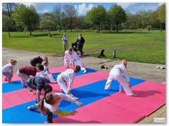 Outdoor Training - Stretching