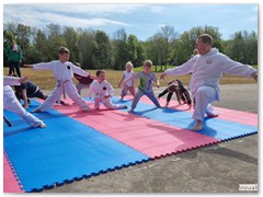 Outdoor Training - Stretching